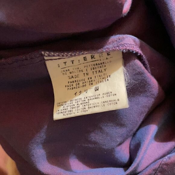 Versace Jeans Two tone Purple button down long sleeve shirt size Small - Picture 11 of 11